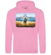 Мужская толстовка (худи) Марка України Розовый фото