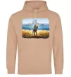 Женская толстовка (худи) Марка України Песочный фото