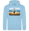 Женская толстовка (худи) Марка України Голубой фото