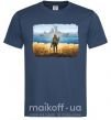 Чоловіча футболка Марка України Темно-синій фото