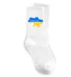 Носки Be brave like Ukraine мапа України Белый фото