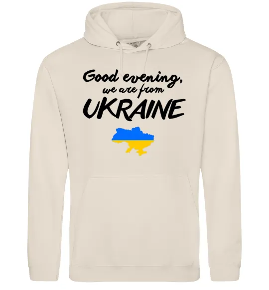 Мужская толстовка (худи) Good evening we are frome ukraine мапа України Таш фото