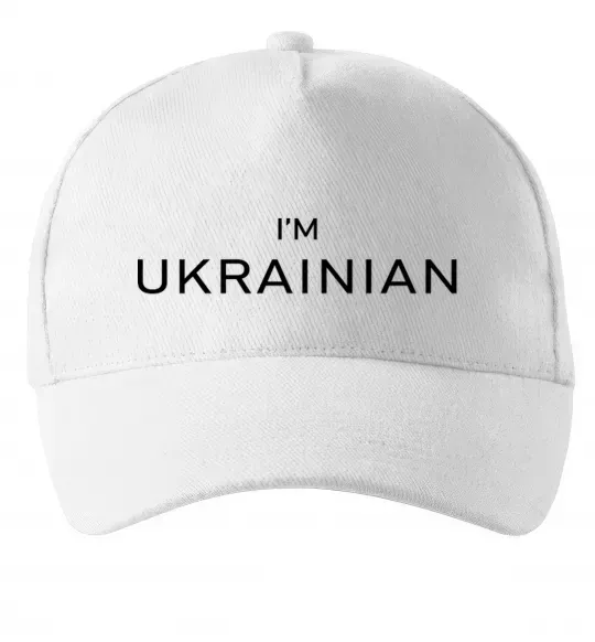 Кепка IM UKRAINIAN Білий фото