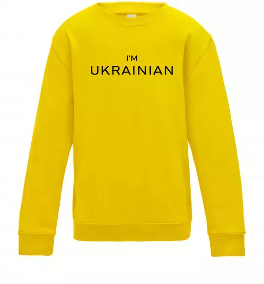 Дитячий світшот IM UKRAINIAN Сонячно жовтий фото