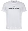 Чоловіча футболка IM UKRAINIAN Білий фото