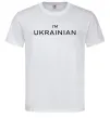 Мужская футболка IM UKRAINIAN Белый Мужская футболка IM UKRAINIAN Белый фото