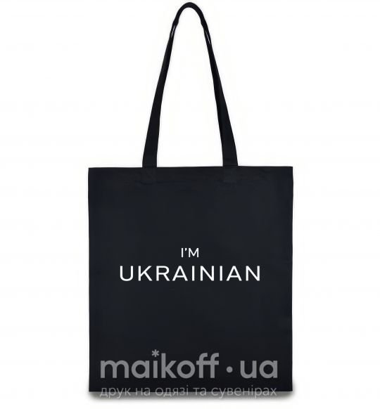 Эко-сумка IM UKRAINIAN Черный фото