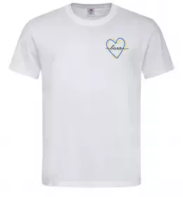 Мужская футболка Герб і Прапор України Темно-синий фото