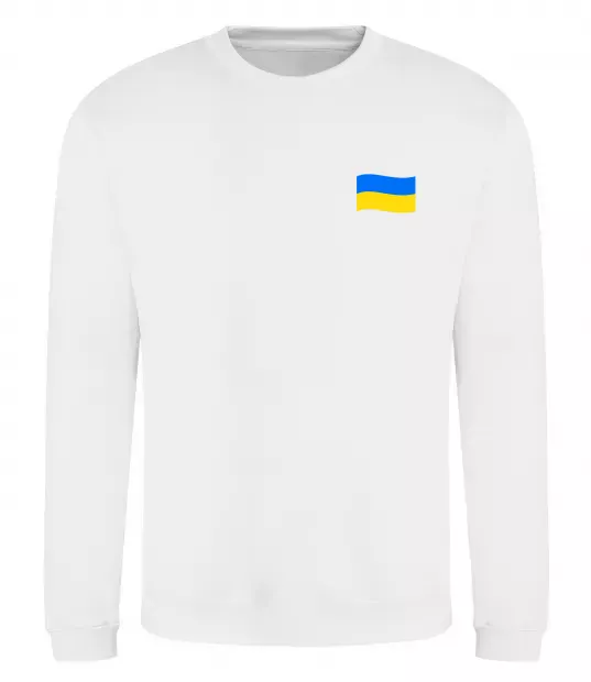 Свитшот Прапор ВИШИВКА Белый фото