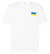 Футболка Оверсайз Прапор ВИШИВКА Білий фото