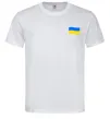Чоловіча футболка Прапор ВИШИВКА Білий фото