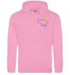Чоловіча толстовка (худі) Україна і колоски ВИШИВКА Рожевий фото
