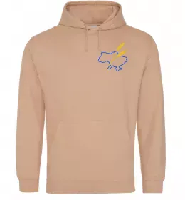 Мужская толстовка (худи) Пес Патрон Серый меланж фото