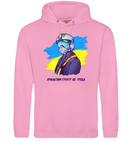 Мужская толстовка (худи) Привид Києва Розовый фото