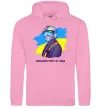 Мужская толстовка (худи) Привид Києва Розовый фото