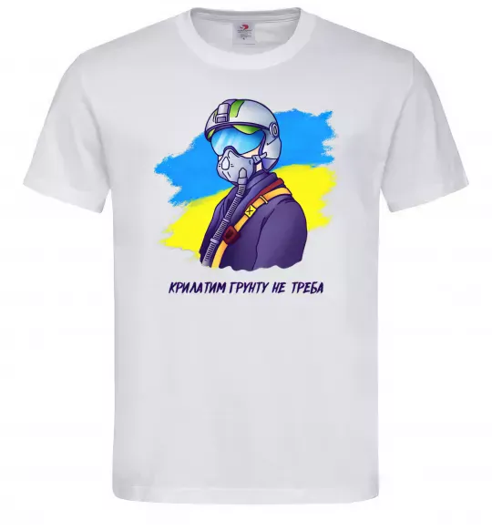 Мужская футболка Привид Києва Белый фото