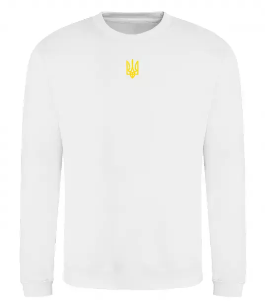 Свитшот Герб маленький ВИШИВКА Белый фото