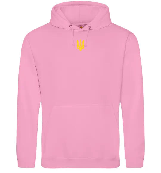 Жіноча толстовка (худі) Герб маленький ВИШИВКА Рожевий фото