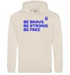 Чоловіча толстовка (худі) Be brave be strong be free Таш Чоловіча толстовка (худі) Be brave be strong be free Таш фото