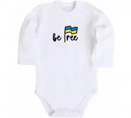 Детский боди Be free Белый фото