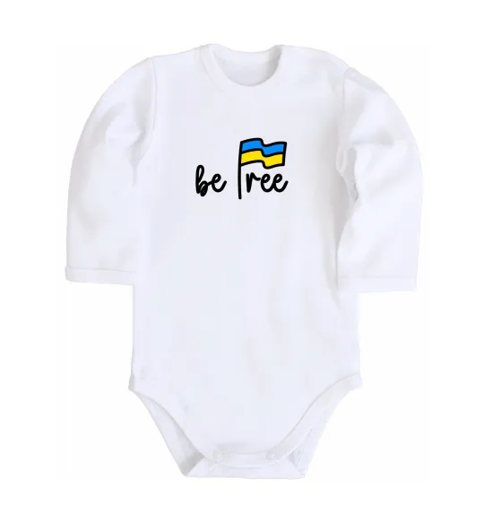 Дитячий бодік Be free Білий фото