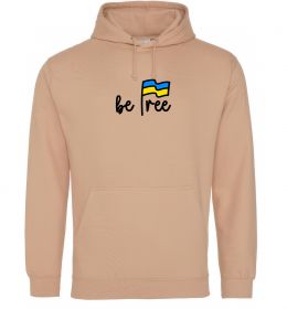 Женская толстовка (худи) Be free Женская толстовка (худи) Be free