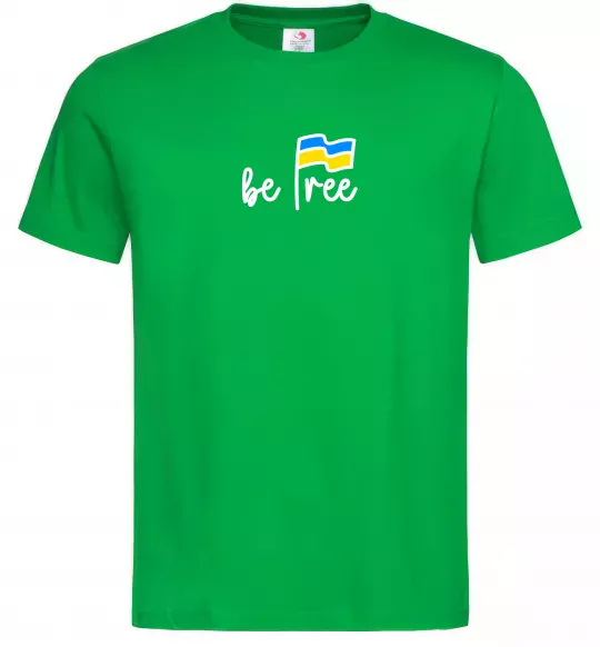 Чоловіча футболка Be free Зелений фото
