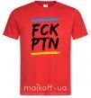 Чоловіча футболка FCK PTN Червоний фото
