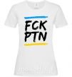 Женская футболка FCK PTN Белый фото