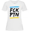 Женская футболка FCK PTN Белый Женская футболка FCK PTN Белый фото