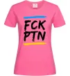 Женская футболка FCK PTN Ярко-розовый Женская футболка FCK PTN Ярко-розовый фото