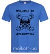 Мужская футболка Welcome to Chornobayivka Ярко-синий фото