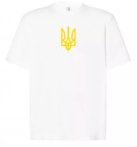 Футболка Оверсайз Rusnya Белый фото