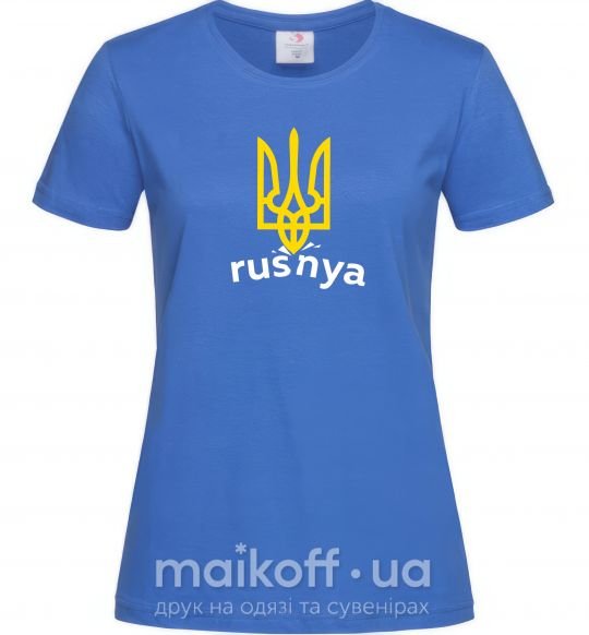 Женская футболка Rusnya Ярко-синий фото