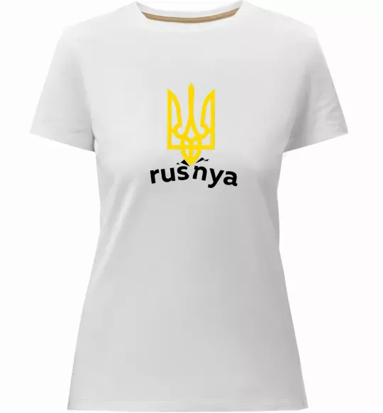 Женская премиум футболка Rusnya Белый фото