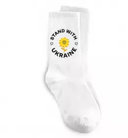 Носки Be brave be strong be free Белый фото