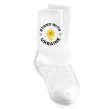 Носки Stand with Ukraine sunflower Белый фото
