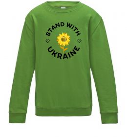 Дитячий світшот Stand with Ukraine sunflower