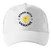 Кепка Stand with Ukraine sunflower Белый фото