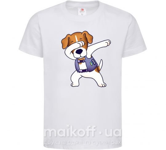 Дитяча футболка Пес Патрон Білий фото