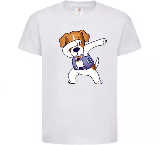Детская футболка Пес Патрон Белый фото