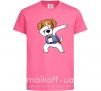 Дитяча футболка Пес Патрон Яскраво-рожевий фото