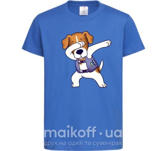 Детская футболка Пес Патрон Ярко-синий фото
