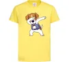 Детская футболка Пес Патрон Лимонный фото