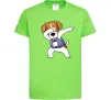 Детская футболка Пес Патрон Лаймовый фото