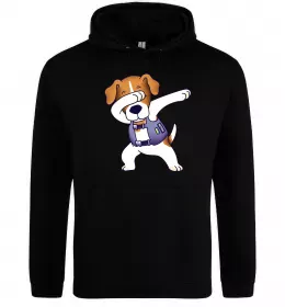 Женская толстовка (худи) Пес Патрон Черный фото