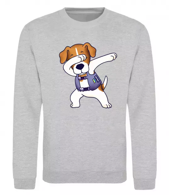 Світшот Пес Патрон Сірий меланж фото