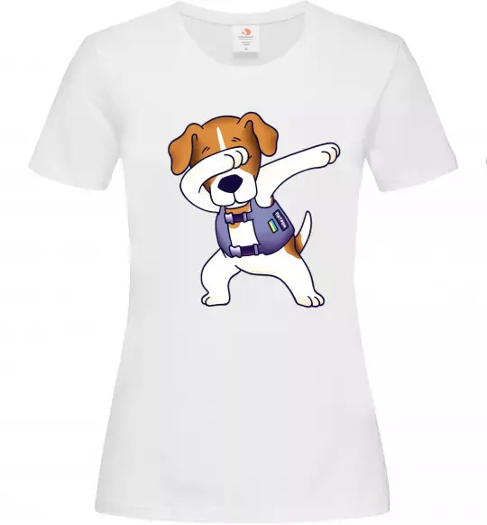 Женская футболка Пес Патрон Белый фото