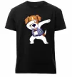 Чоловіча преміум футболка Пес Патрон Чорний фото