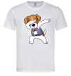 Мужская футболка Пес Патрон Белый фото